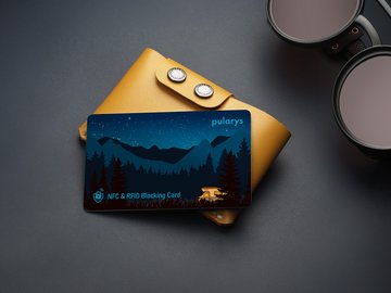 Anti-skimming shield card, RFID protection 1744123