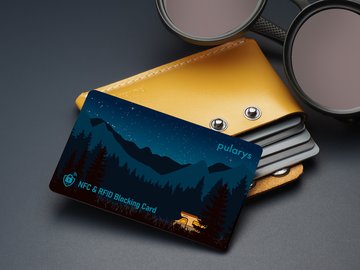 Anti-skimming shield card, RFID protection 1744123