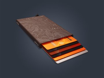 Футляр для кредитної картки ZEN RFID - TOPO-GRAPHIC 1922155