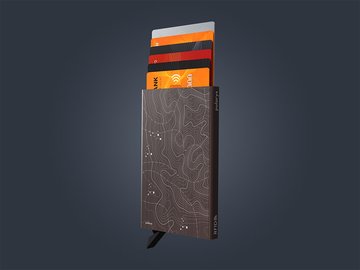 Футляр для кредитної картки ZEN RFID - TOPO-GRAPHIC 1922155