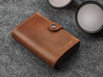HUGO RFID wallet - Saddle Leather 2020310